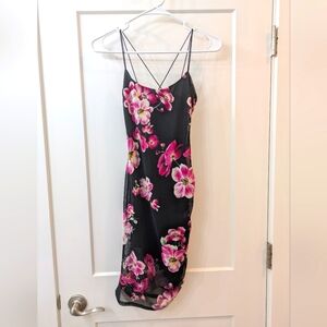 Gauzey Floral Mini Dress